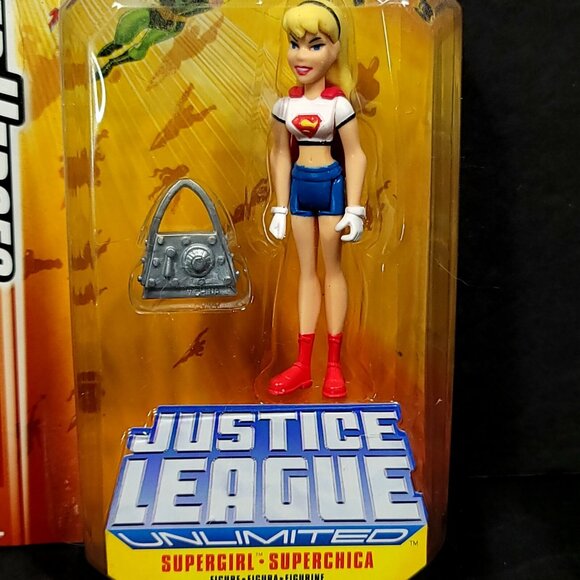 Mattel DC Super Heroes Justice League SUPERGIRL 3.5" Action Figure NEW 2005 - Picture 2 of 4